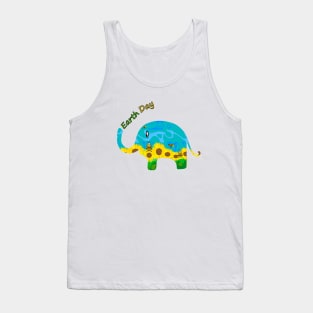 EARTH Day Celebration Elephant Tank Top